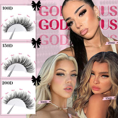Goddvenus lash lengths 10-12-14-16mm for customizable DIY extensions.