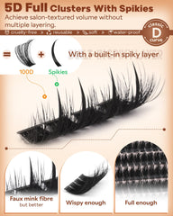 Goddvenus manga lash clusters show fluffy texture for soft daytime drama.