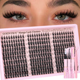 Goddvenus manga lash clusters kit compact setup for quick, mess-free styling
