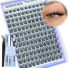 Goddvenus Natural Lash Clusters Kit 3-in-1 for easy at-home lash styling.