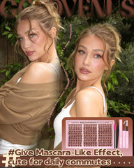 Goddvenus Precision tweezers and brush enable precise cluster placement.