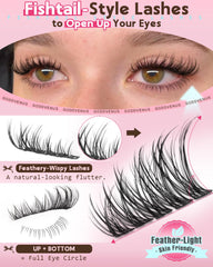 Goddvenus professional tweezers provide precise application.