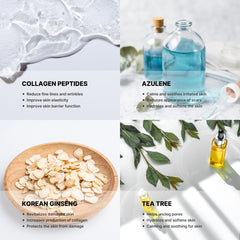 GODESAN mask with tea tree and ginseng balances oil and elasticity