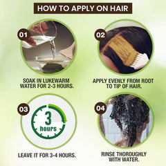 Godrej Nupur Henna ingredients with 9 herbs for nourishment.