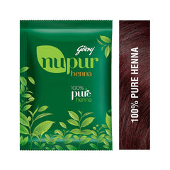 Godrej Nupur Henna Mehndi paste texture ready for smooth, even color application.