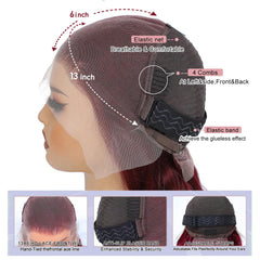 Gofward pre plucked baby hairs for a natural hairline and easy styling.