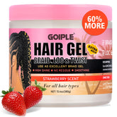 Goiple 13.4oz braiding gel packaging shown for long lasting styling