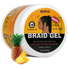 Goiple 16 oz braiding gel bottle with large capacity for extended styling sessions.