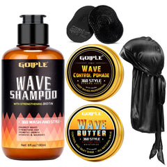 Goiple 360 Wave Shampoo bottle for gentle cleansing and scalp nourishment.