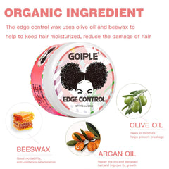 Goiple edge-control-wax non-greasy finish keeps edges smooth and clean