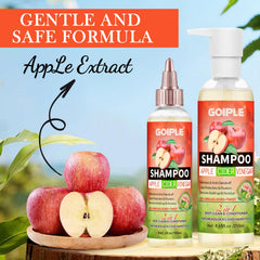 Goiple foamy clarifying shampoo demonstrates gentle, sulfate-free cleansing for curly hair.
