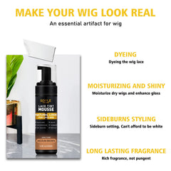 Goiple Lace Tint Mousse color swatch light brown enhances matching