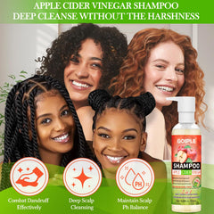 Goiple nourishing oil drops applied for scalp care and growth support