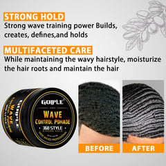 Goiple soft silk wave cap keeps waves in place overnight.