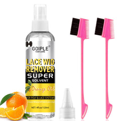 Goiple tape-in extension remover bottle pump for fast, controlled application.