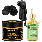 Goiple wave pomade oil set for defined waves and easy grooming.