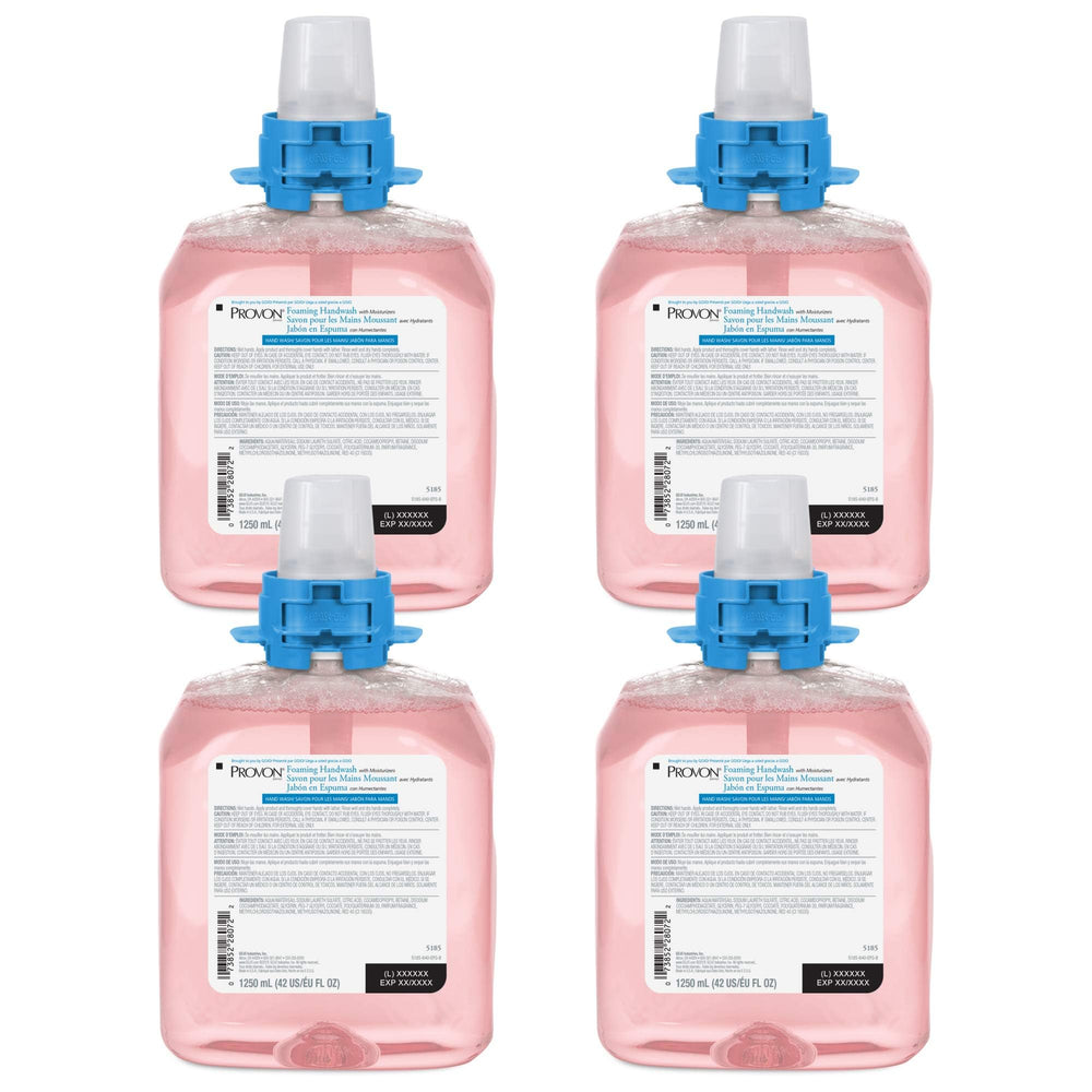 GOJO PROVON foaming handwash cranberry lather for soft, refreshed hands.