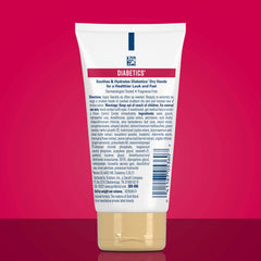 Close-up shows rich texture and 24-hour moisture for dry hands