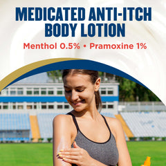 Gold Bond menthol and pramoxine active ingredients close-up