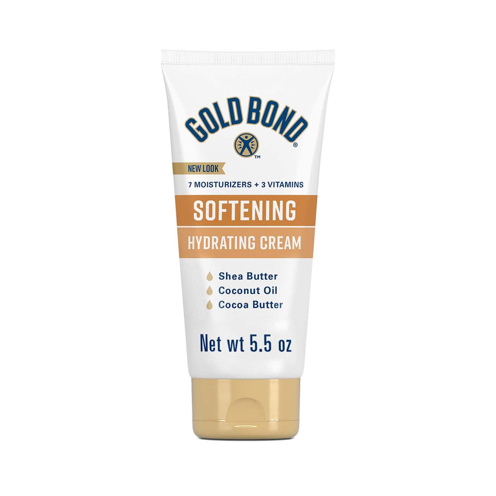 Gold Bond Softening Hydrating Cream bottle with long-lasting moisture
