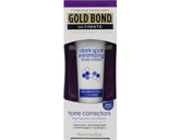 Gold Bond Ultimate Dark Spot Minimizing bottle front view, fragrance-free, fast-absorbing for even tone