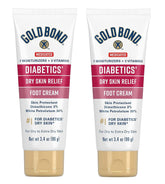 Gold Bond Ultimate Diabetics' Foot Cream pack of 2 provides long-lasting moisture for dry feet