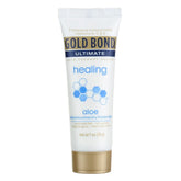 Gold Bond Ultimate Healing Aloe Lotion 1 oz tube front view showcasing portable moisture on the go