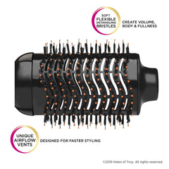Gold N Hot detangling bristles closeup for gentle hair glide.