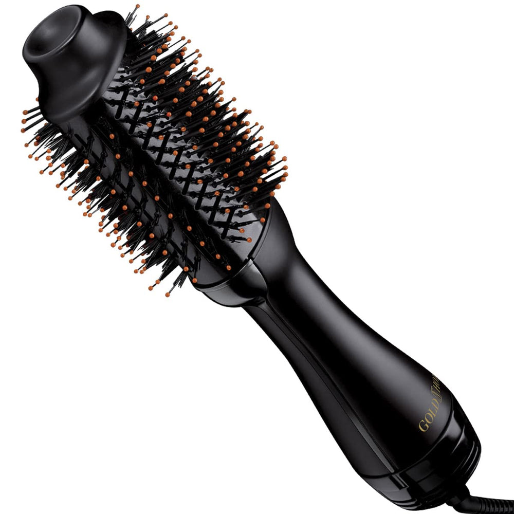 Gold N Hot One-Step Hair Dryer Oval Brush closeup for smoothing and volume.