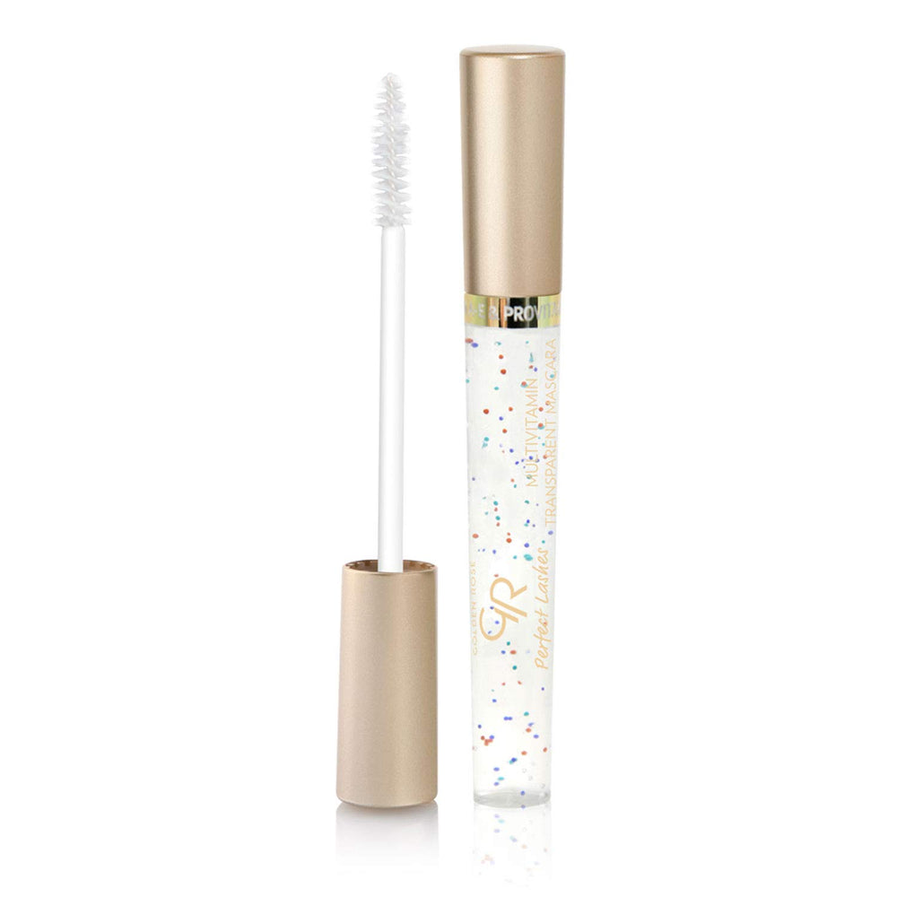 Golden Rose Perfect Lashes mascara brush closeup for smooth, clump-free definition.