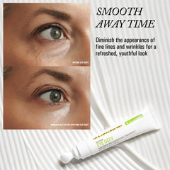 Goldfaden MD Eye Defy peptide complex formula supports visible firmness around the eyes