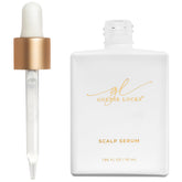 Goldie Locks Scalp Serum bottle front shows lightweight non greasy daily use