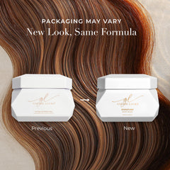 Goldie Locks mask texture close-up highlights deep moisture for dry hair
