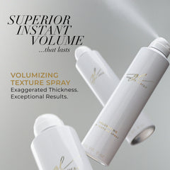 Goldie Locks Volumizing Texture Spray delivers all-day volume with a weightless feel.