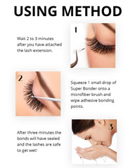 GOLLEEPRO lash bonder in use during a lash extension service