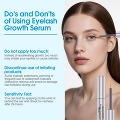 Golrisen formula with hyaluronic acid highlighted as nourishing lash care.