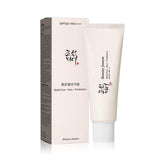 Gonalulu Relief Sun 50ml bottle with rice probiotics for daily sun protection.