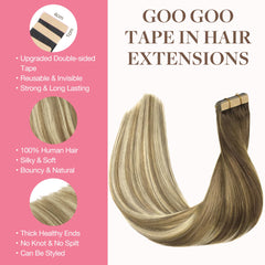 GOO GOO walnut-brown to ash-brown shade close-up for easy color matching