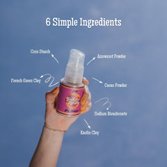 Good A- Hair Day dark formula with cacao powder blends seamlessly into dark hair.