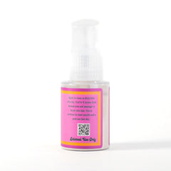 Good A- Hair Day Dry Shampoo Powder applied on dark hair for a quick refresh.