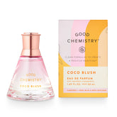 Good Chemistry Coco Blush bottle front, ideal for everyday wear.