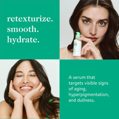 Good Clean Goop serum texture close-up showing a silky finish for smoother skin