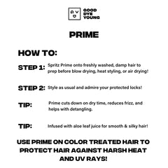 Good Dye Young conditioner packaging highlighting sulfate-free, cruelty-free formula.