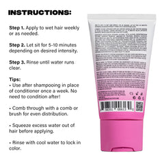 Good Dye Young DYEposit mask applied to damp hair during color refresh process
