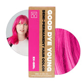 Good Dye Young Ex-Girl pink dye being applied for a vibrant result