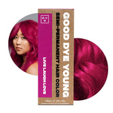 Good Dye Young magenta pink hair dye bottle delivers vibrant semi-permanent color for weeks.