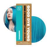 Good Dye Young Narwhal teal color deposit delivers vibrant fade-friendly color.
