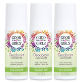 Good For You Girls honeydew deodorant pack 3 oz roll-ons for fresh aluminum-free odor control
