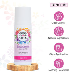 Good For You Girls natural fragrance close-up highlighting gentle scent options.
