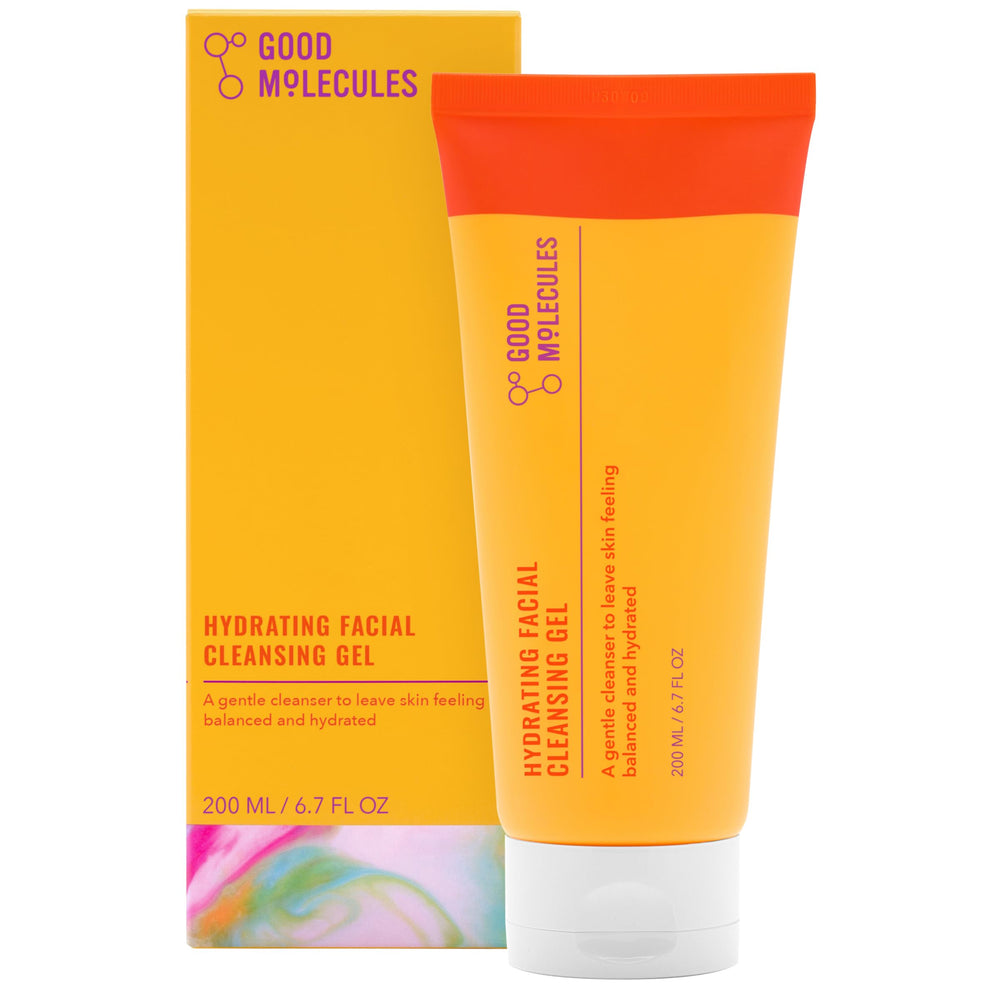 Good Molecules Hydrating Cleansing Gel bottle-pump shown for gentle daily cleansing and balanced skin.